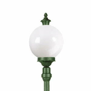 K.S. Verlichting Lampadaire Madeira à 1 lampe vert foncé^ Lampadaires D'Extérieur