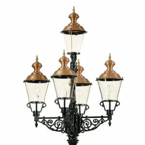 K.S. Verlichting Lampadaire Monaco impressionnant à 5 lampes^ Lampadaires D'Extérieur