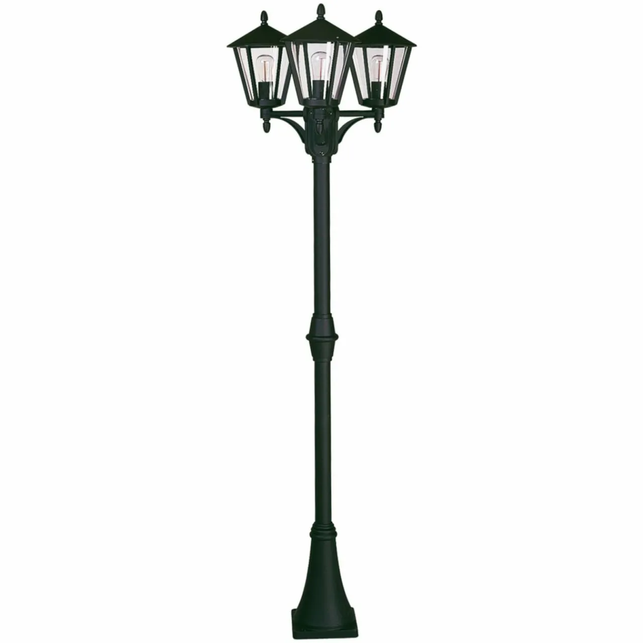 lampadaire_rustique__noir___lampes_0.webp Albert Leuchten Lampadaire rustique 680 noir à 3 lampes^ Lampadaires D'Extérieur