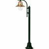 K.S. Verlichting Lampadaire Toscane à 1 lampe 150 cm vert^ Lampadaires D'Extérieur