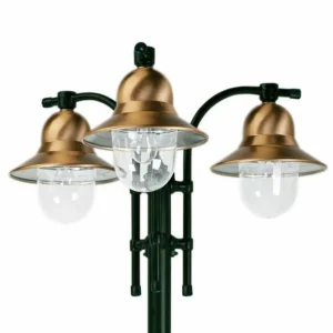 K.S. Verlichting Lampadaire Toscane vert à 3 lampes^ Lampadaires D'Extérieur