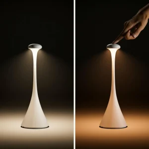 Sigor Lampe à batterie LED Nudrop, IP54, blanc neige^ Lampes Décoratives