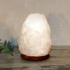Wagner Life Lampe à cristal de sel Rock White Line, 2-3 kg^ Lampes Décoratives