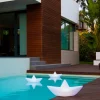 Goodnight Light Lampe à LED rechargeable The BOAT lamp, flottante, RGBW^ Lampes Décoratives