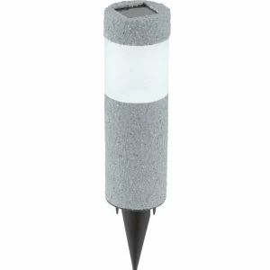 EGLO Lampe à piquet LED solaire Mino, gris^ Lampes Décoratives