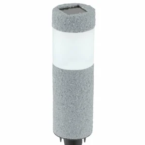 EGLO Lampe à piquet LED solaire Mino, gris^ Lampes Décoratives