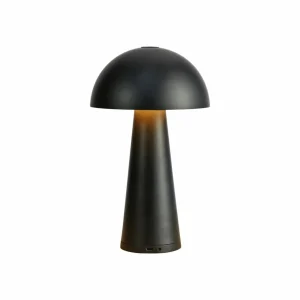 Markslöjd Lampe à poser batterie Fungi extérieur, noire^ Lampes Décoratives