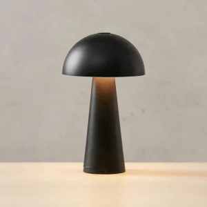 Markslöjd Lampe à poser batterie Fungi extérieur, noire^ Lampes Décoratives