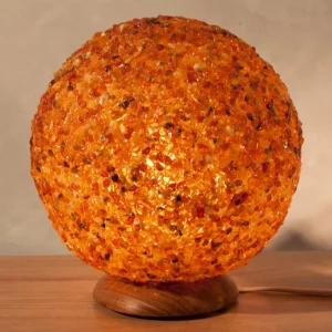 Wagner Life Lampe à poser LED Ambre sphérique^ Lampes Décoratives
