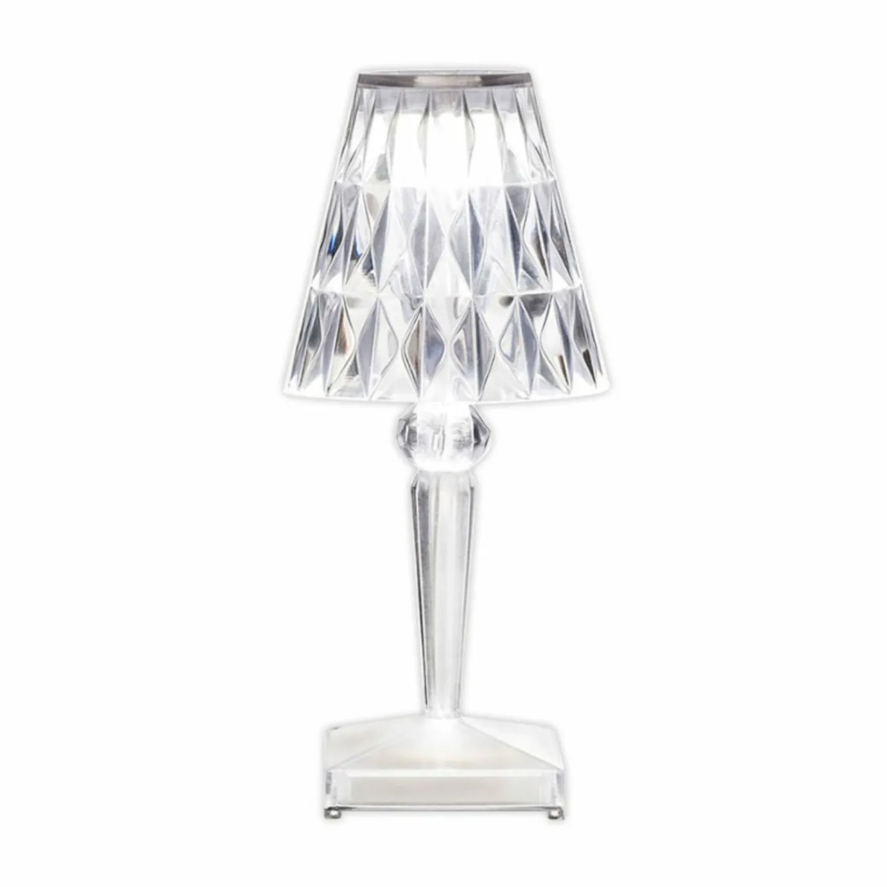 lampe__poser_led_dcorative_battery_transparente_1.webp Kartell Lampe à poser LED décorative Battery, transparente^ Lampes Décoratives