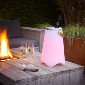 Reality Leuchten Lampe à poser LED Jamaica avec enceinte Bluetooth^ Lampes Décoratives