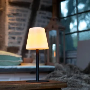 JUST LIGHT. Lampe à poser LED Keno, piquet, tirette, batterie^ Lampes Décoratives