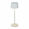 Konstsmide Lampe à poser LED Positano pour extérieur, blanche^ Lampes Décoratives
