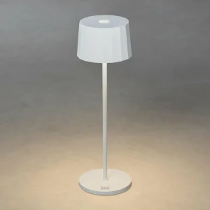 Konstsmide Lampe à poser LED Positano pour extérieur, blanche^ Lampes Décoratives