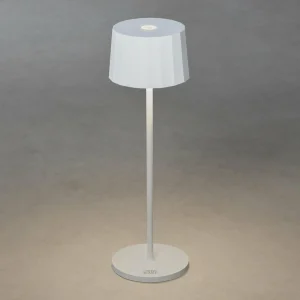 Konstsmide Lampe à poser LED Positano pour extérieur, blanche^ Lampes Décoratives