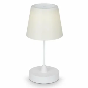 Briloner Lampe à poser LED rechargeable d'extérieur Campi, intensité variable, blanc^ Lampes Décoratives