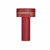 HELL Lampe à poser LED rechargeable, hauteur 24cm, rouge indien^ Lampes Décoratives
