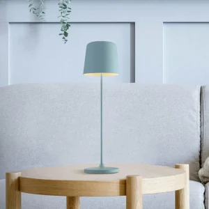 Brilliant Lampe à poser LED rechargeable Kaami, intensité variable, bleu clair^ Lampes Décoratives