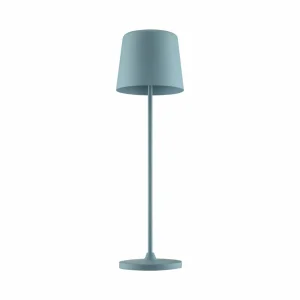 Brilliant Lampe à poser LED rechargeable Kaami, intensité variable, bleu clair^ Lampes Décoratives