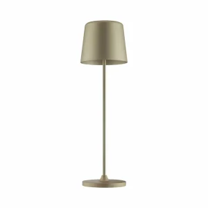 Brilliant Lampe à poser LED rechargeable Kaami, intensité variable or mat^ Lampes Décoratives