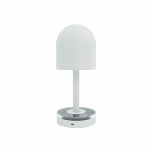 AYTM Lampe à poser LED rechargeable Luceo d', blanc, IP44^ Lampes Décoratives