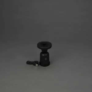 Konstsmide Lampe à poser LED rechargeable Nantes, noir, aluminium, IP54, variateur^ Lampes Décoratives