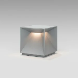 Sigor Lampe à poser LED rechargeable Nutalis, gris brume, IP54, intensité variable^ Lampes Décoratives