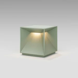 Sigor Lampe à poser LED rechargeable Nutalis, vert sauge, IP54, intensité variable^ Lampes Décoratives