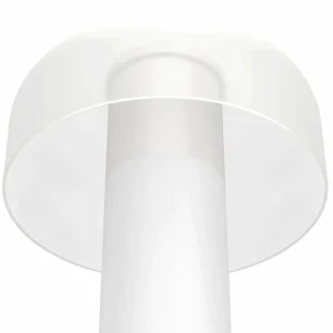 EGLO Lampe à poser LED rechargeable Ponente, Ø 16 cm, blanc, CCT, intensité^ Lampes Décoratives