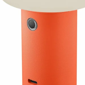 HELL Lampe à poser LED rechargeable Tiny-B, orange, hauteur 13 cm, IP54, USB^ Lampes Décoratives