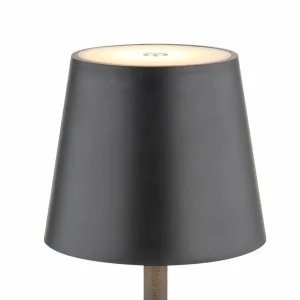 Globo Lampe à poser LED rechargeable Vannie, noir, hauteur 36 cm, CCT^ Lampes Décoratives