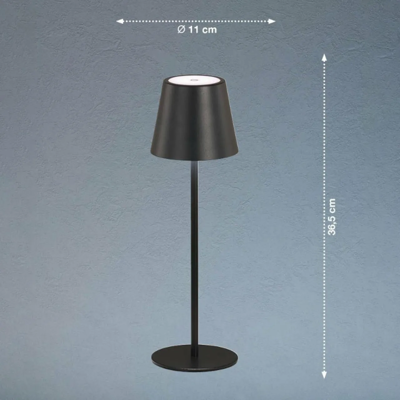 lampe__poser_led_rechargeable_viletto_noir_ip_0.webp FH Lighting Lampe à poser LED rechargeable Viletto, noir, IP54^ Lampes Décoratives