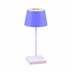 Reality Leuchten Lampe à poser LED Sanchez RGBW/dim, blanche^ Lampes Décoratives