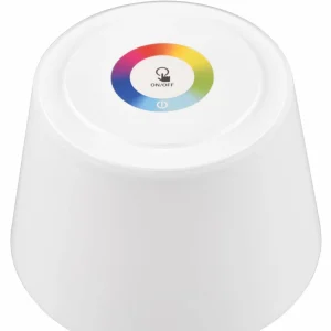 Reality Leuchten Lampe à poser LED Sanchez RGBW/dim, blanche^ Lampes Décoratives
