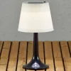 Konstsmide Lampe à poser solaire LED noire Assisi Sitra^ Lampes Décoratives