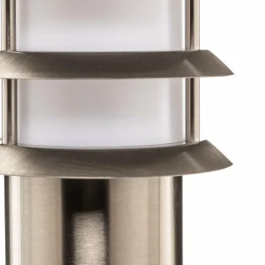 Lindby Lampe à socle en inox Selina^ Potelets Extérieurs