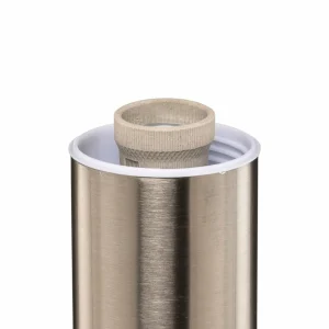 Lindby Lampe à socle en inox Selina^ Potelets Extérieurs
