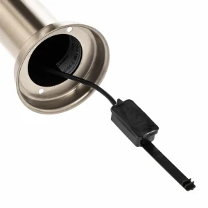 Lindby Lampe à socle en inox Selina^ Potelets Extérieurs