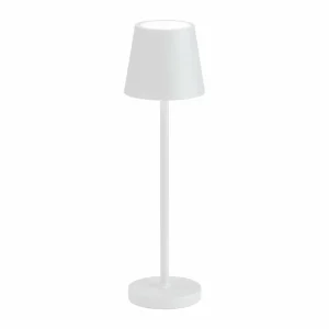 LCD Lampe à table LED 5098, rechargeable, IP54, intensité variable, blanc^ Lampes Décoratives