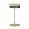 HELL Lampe à table LED Mesh rechargeable, hauteur 30cm sable/noir^ Lampes Décoratives