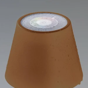 FH Lighting Lampe batterie LED Cosenza 2.0, 34 cm rouille^ Lampes Décoratives