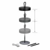 FH Lighting Lampe batterie LED Dord, variateur tactile, noire^ Lampes Décoratives