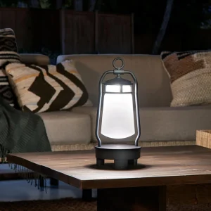 KICHLER Lampe batterie LED Lyndon, enceinte Bluetooth^ Lampes Décoratives