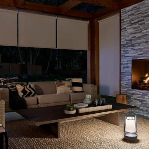 KICHLER Lampe batterie LED Lyndon, enceinte Bluetooth^ Lampes Décoratives