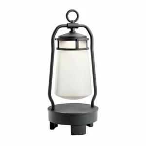 KICHLER Lampe batterie LED Lyndon, enceinte Bluetooth^ Lampes Décoratives