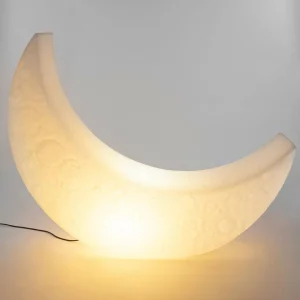 SELETTI Lampe déco d’extérieur LED My Moon Lamp^ Lampes Décoratives