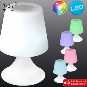 Näve Lampe déco LED Curbi avec enceinte Bluetooth^ Lampes Décoratives