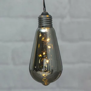 STAR TRADING Lampe déco LED Glow vintage avec minuteur, fumée^ Lampes Décoratives