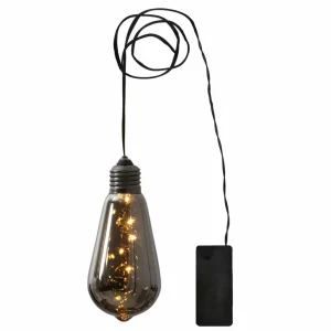 STAR TRADING Lampe déco LED Glow vintage avec minuteur, fumée^ Lampes Décoratives