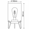 Näve Lampe déco LED Lonna, batterie, verre, métal^ Lampes Décoratives